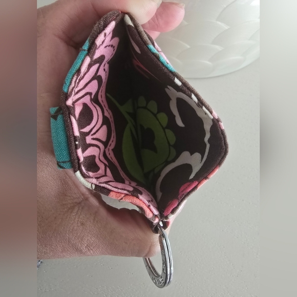 Vera Bradley Zip ID Case in the retired Lola pattern - Picture 3 of 3